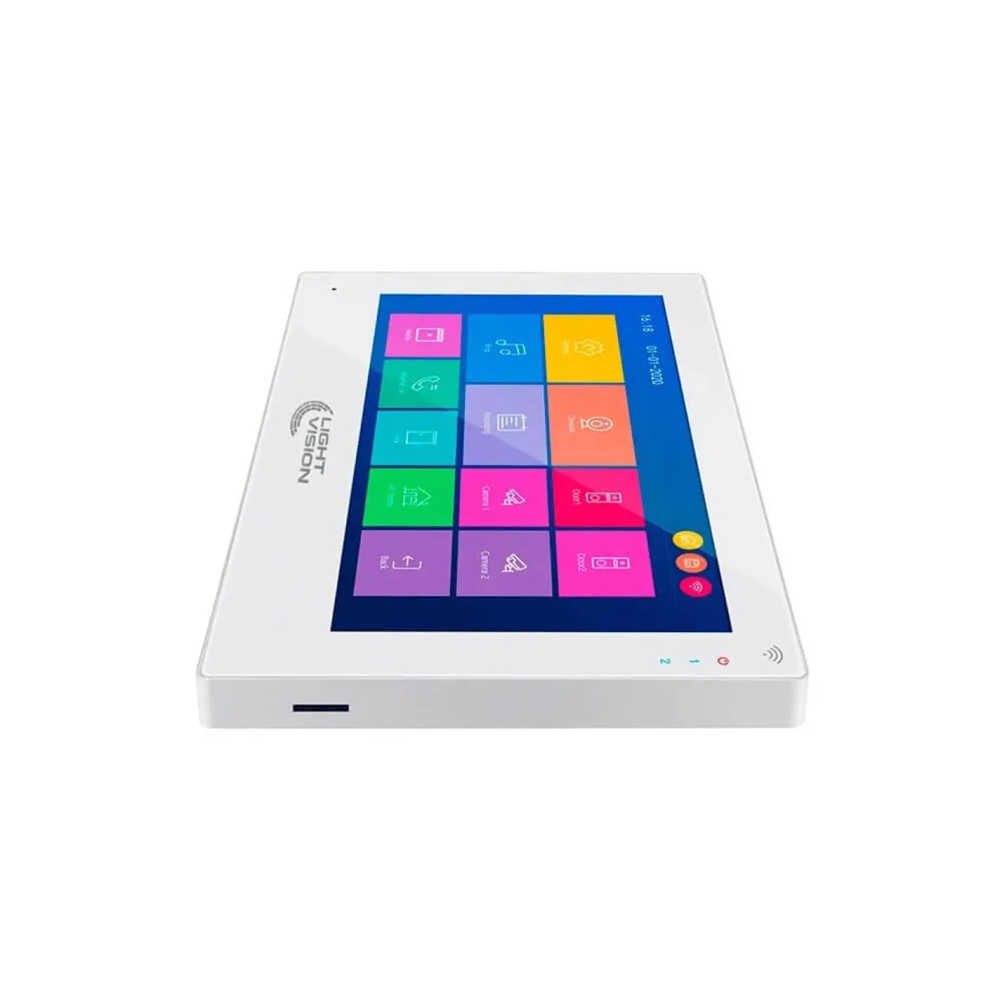 Відеодомофон 10" WiFi Tuya Light Vision Singapore FHD White - Фото 3